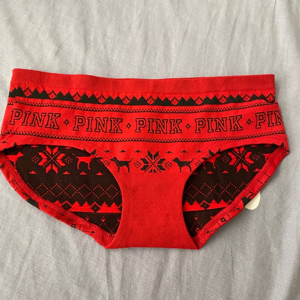 Pink Seamless Hipster Panty Size XS